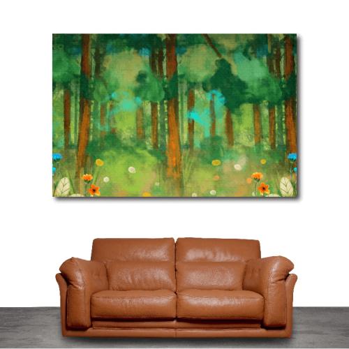Πίνακας σε καμβά Εξοχή 40x60 Τελαρωμένος καμβάς σε ξύλο με πάχος 2cm