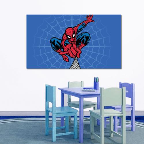 Πίνακας σε καμβά με Spiderman 123x70 Τελαρωμένος καμβάς σε ξύλο με πάχος 2cm