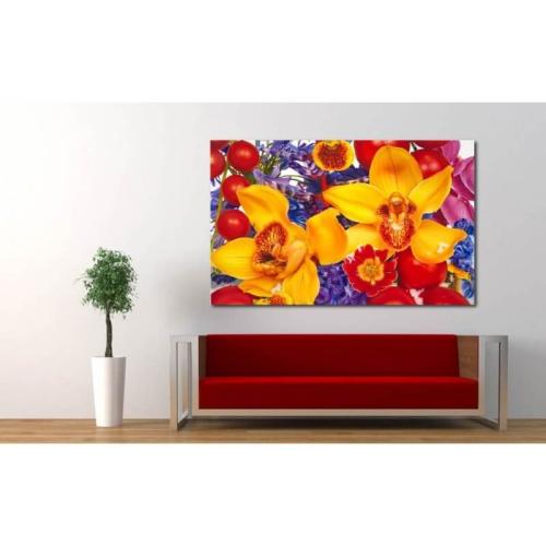 Πίνακας σε καμβά MarcQuinn flower 40x60 Τελαρωμένος καμβάς σε ξύλο με πάχος 2cm