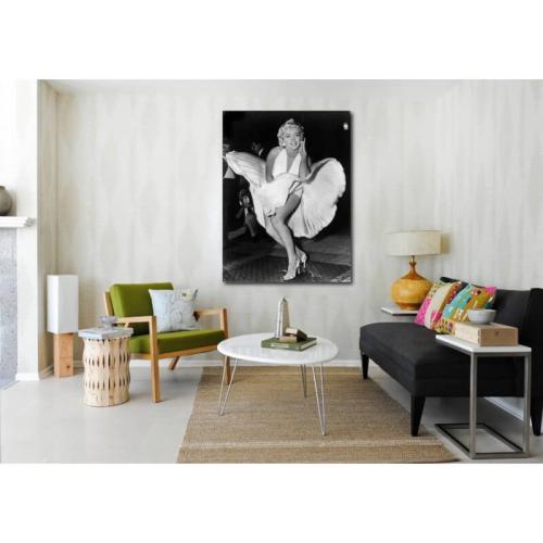 Πίνακας σε καμβά Marilyn monroe κλασσική σκηνή 90x135 Τελαρωμένος καμβάς σε ξύλο με πάχος 2cm