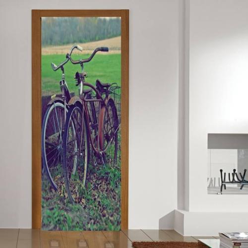 Αυτοκόλλητα πόρτας Ποδήλατο 100x220 Αυτοκόλλητα πόρτας