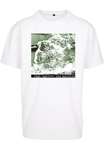 White oversize t-shirt Rage Against the Machine