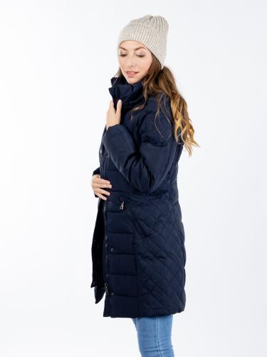 Women's quilted jacket GLANO - dark blue