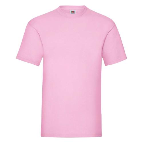 Men's Pink T-shirt Valueweight Fruit of the Loom