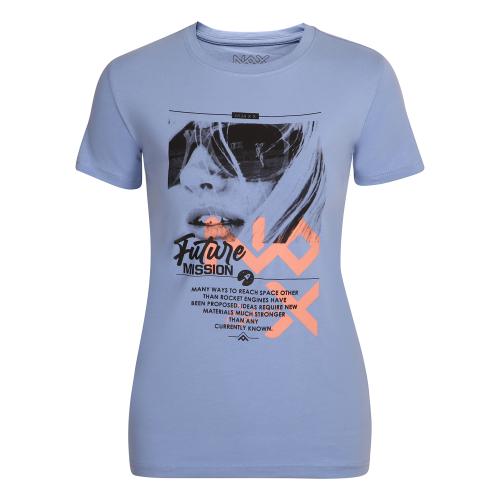 Γυναικείο T-shirt nax NAX SEDOLA ασημί lake blue variant pe
