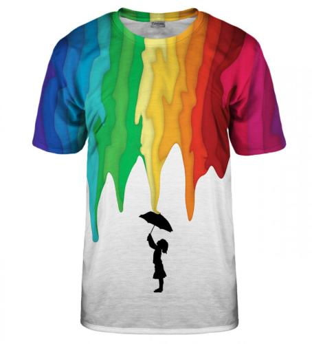Γλυκόπικρο Παρίσι Unisex's Rain Girl T-Shirt Tsh Bsp041