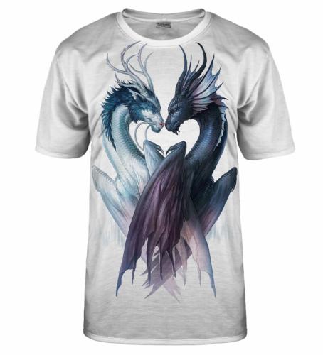 Γλυκόπικρο μπλουζάκι Yin And Yang Dragons του Paris Unisex Tsh Bsp824