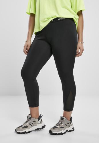 Women's Tech Mesh Pedal Pusher Leggings - Black