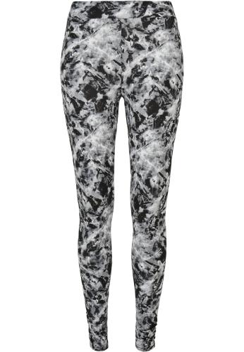 Women's Soft Leggings AOP Black Fading