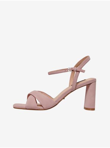 Only Ava Pink Heel Sandals - Γυναικεία