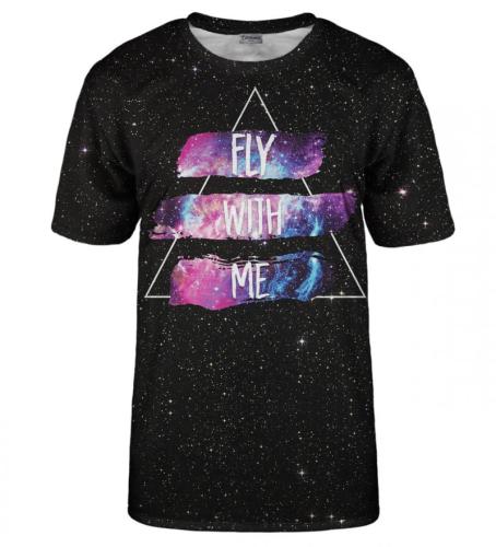 Γλυκόπικρο Παρίσι Unisex's Fly With Me T-Shirt Tsh Bsp003