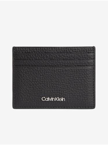 Calvin Klein Μαύρη Δερμάτινη Θήκη Πιστωτικής Κάρτας - Ανδρικά