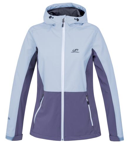 Women's softshell jacket Hannah ZURY LITE blue fog/shark