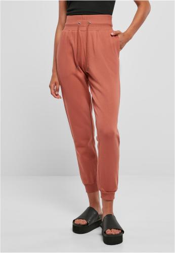 Women's Organic Terracotta High Waist Trousers