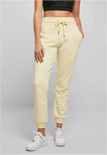 Women's Organic High-Waisted Sweatpants Soft Yellow