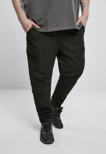 Tapered Double Cargo Pants Black