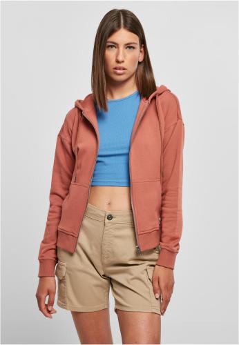 Women's Organic Terracotta Terry Zip Hoody