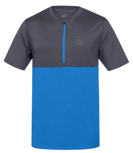 Ανδρικό T-shirt Hannah SANVI άσφαλτος/french blue mel