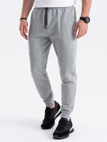 Ombre Men's sweatpants joggers - grey melange