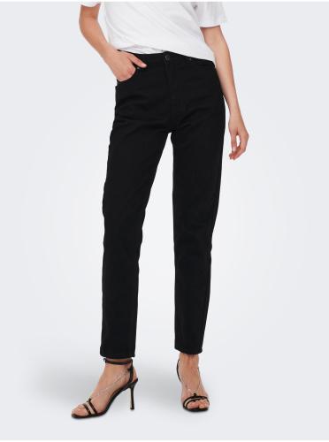 Black Mom Fit Jeans ONLY Jagger - Γυναικεία