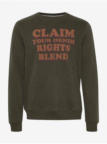 Khaki Sweatshirt Blend - Άνδρες