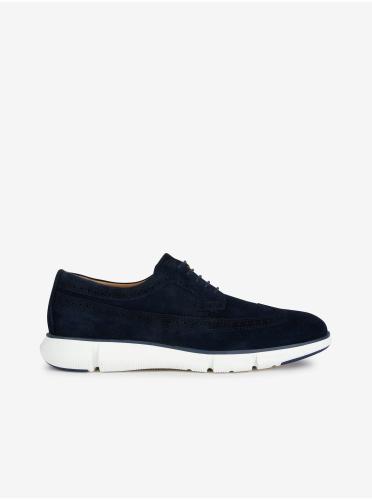 Σκούρα μπλε ανδρικά καστόρινα παπούτσια Geox - Ανδρικά