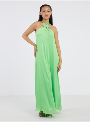 Ανοιχτό πράσινο γυναικείο maxi-dresses ΜΟΝΟ Rikka - Γυναικεία
