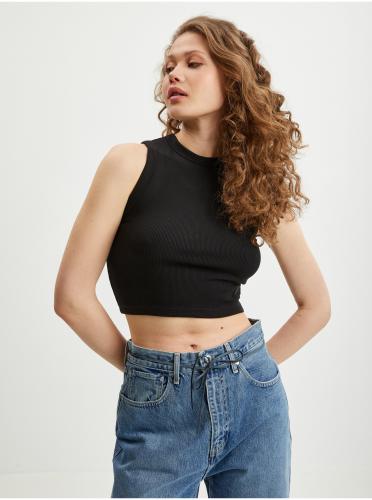 Μαύρες Γυναίκες Crop Top Guess Edie - Γυναίκες