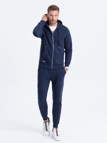 Ombre Men's sweatshirt set unbuttoned sweatshirt + pants