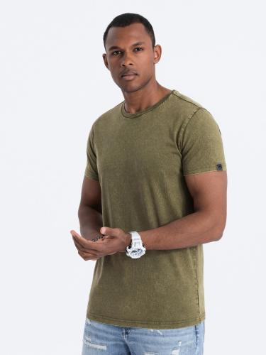 Ombre Men's T-shirt with ACID WASH effect