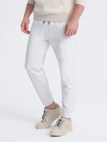 Ombre Men's sweatpants joggers - white