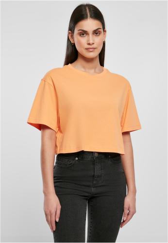 Women's short oversized papaya T-shirt