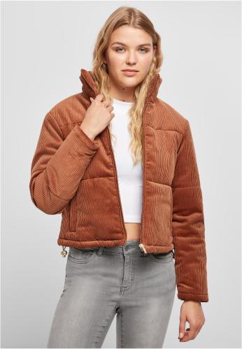 Ladies Corduroy Puffer Μπουφάν Toffee