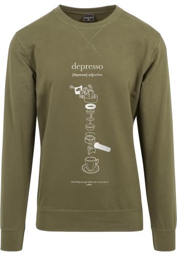 Olive Depresso Crewneck