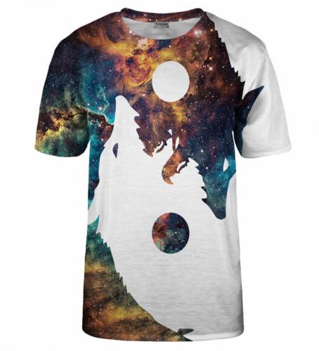 Γλυκόπικρο μπλουζάκι Galaxy Yin Yang Wolf του Paris Unisex Tsh Bsp596