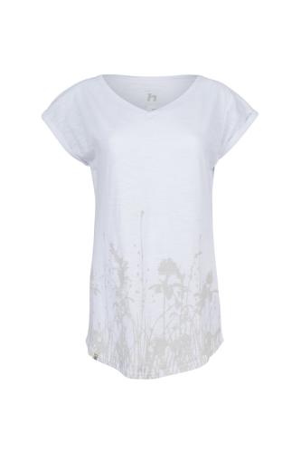 Γυναικείο T-shirt Hannah MARME λευκό (γκρι)