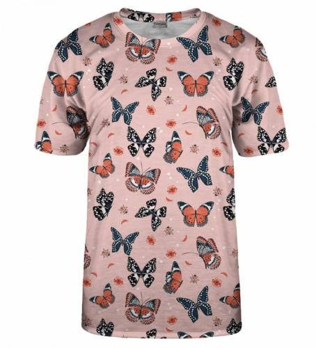 Γλυκόπικρο Παρίσι Unisex's Butterflies T-Shirt Tsh Bsp269