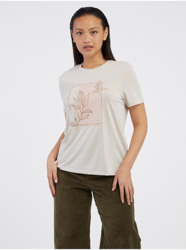 Beige Women's T-Shirt ONLY Free - Women