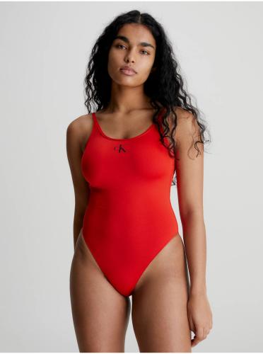 Red Women's One-Piece Swimsuit Calvin Klein Underwear - Women's