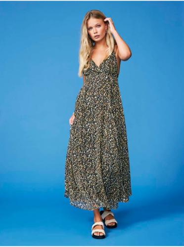 Καφέ Γυναικεία Φορέματα Maxi-Dresses ΜΟΝΟ Eliza - Γυναικεία