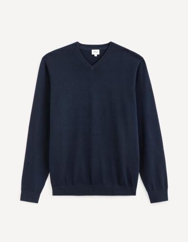 Celio Cotton Sweater Decotonv - Ανδρικά