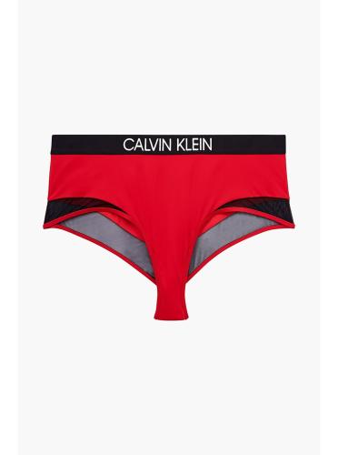 Κόκκινα Μαγιό Σλιπ Ψηλόμεσο Μπικίνι Calvin Klein Εσώρουχα - Γυναικεία