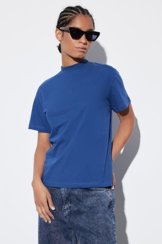 Trendyol T-Shirt - Σκούρο μπλε - Κανονική εφαρμογή