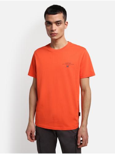 Πορτοκαλί Ανδρικό T-Shirt NAPAPIJRI Selbas - Άνδρες