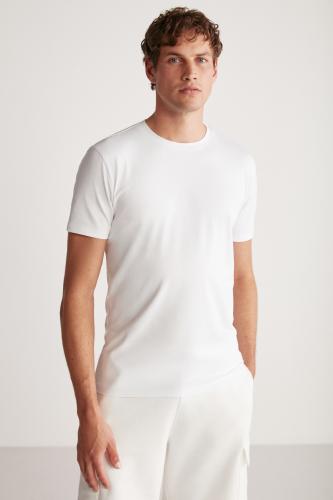 GRIMELANGE Chad Men's Slim Fit Ultra Flexible T-shirt