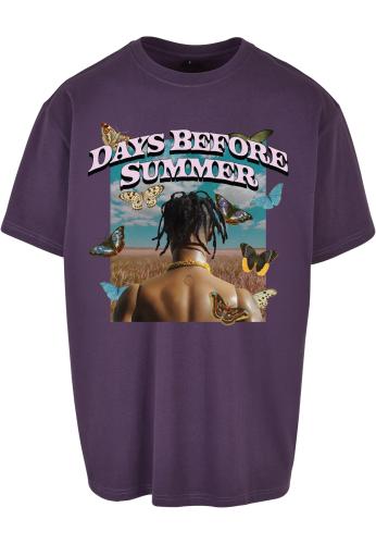 Days Before Summer Oversize Tee purplenight