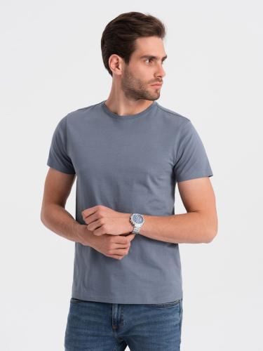 Ombre Classic BASIC men's cotton T-shirt - denim