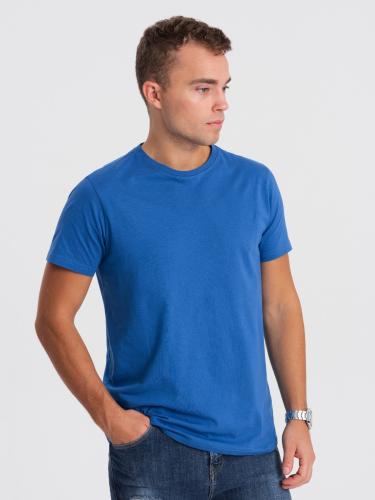 Ombre Men's classic cotton BASIC T-shirt - blue