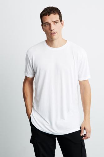 GRIMELANGE T-Shirt - Λευκό - Χαλαρή εφαρμογή
