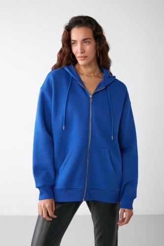 GRIMELANGE Alena Basic Oversize Single Sweatshirt